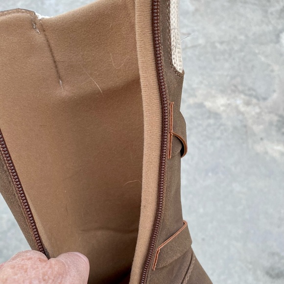 Rachel Shoes Lil Denver Toddler Knee-High Boots in the Color Cognac - si… - Picture 7 of 11